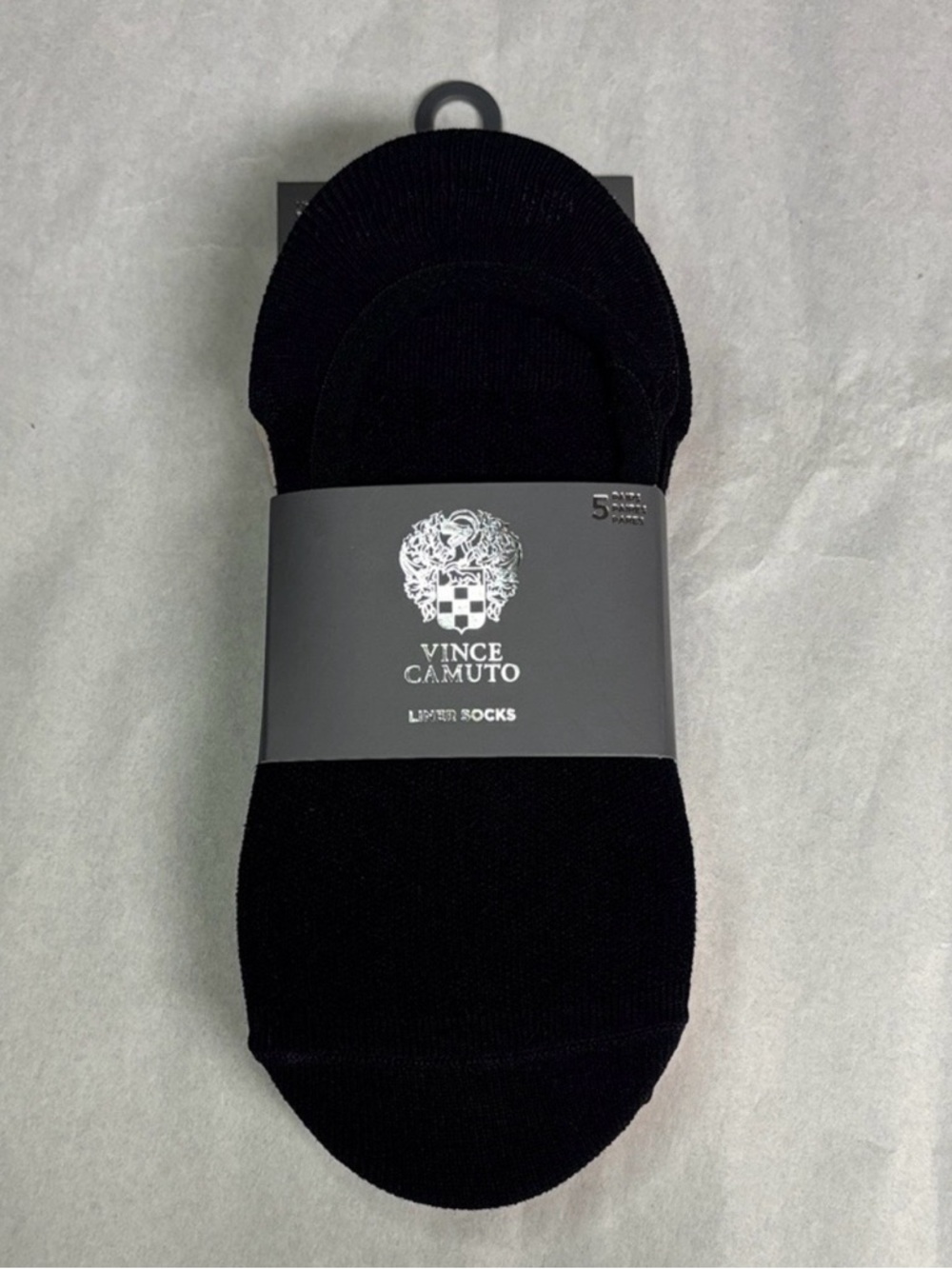 New Vince Camuto Socks Women’s 5 Pair Black & Brown Liner Socks Casual Active